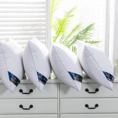 枕芯家用羽丝绒纯棉柔软可水洗一对